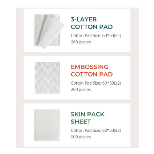 [Unitree] Have a good one Embossing Cotton Pad 200 - Imagen 7