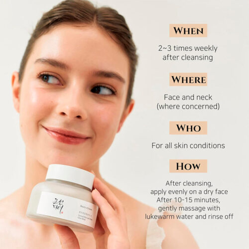 [BOJ] Ground Rice and Honey Glow Mask - Imagen 3