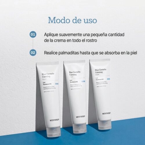 [Meditheraphy] Blue Centella Calming Cream 100ml - Imagen 6