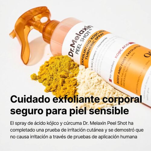 [Dr.Melaxin] Peel Shot Exfoliating Kojic Acid Turmeric Spray 200ml - Imagen 3